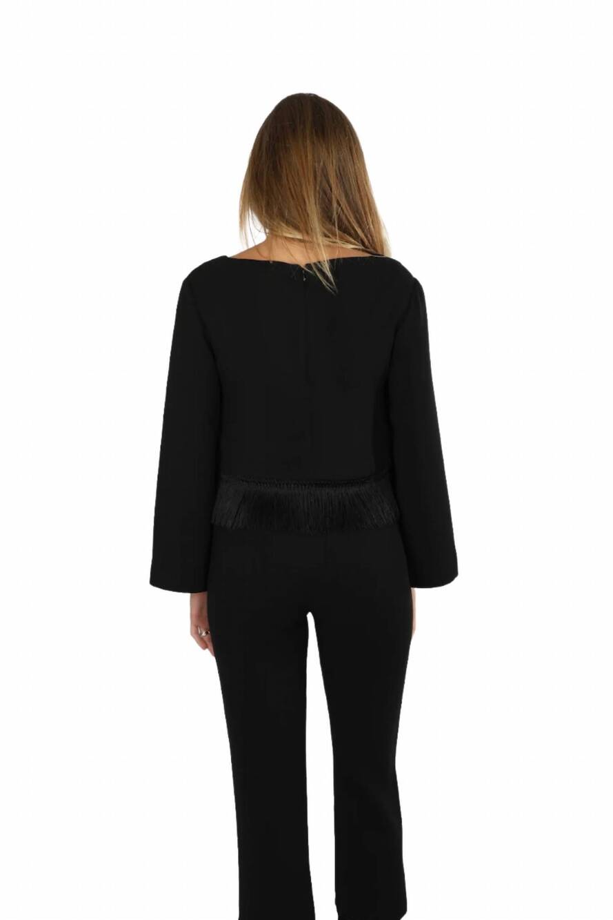 NEW POSSE women's bianca blouse in black - Picture 2 of 3